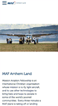 Mobile Screenshot of maf-arnhemland.org